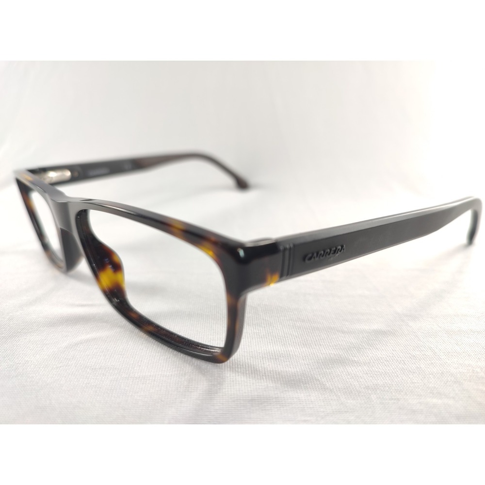 Carrera‎ 8852 086 Dark Havana Tortoise Rectangular Eyeglass Frames Men 55-17-145